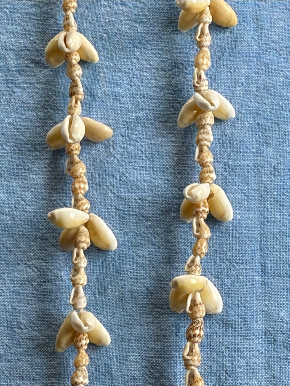Bundle of 3 natural shell & seed necklaces, beachy coastal vacation-ready - Picture 5 of 8